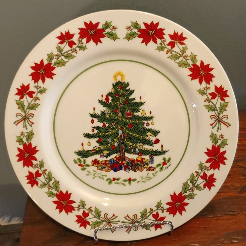 Christmas Tree Plate By Artmark